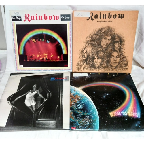 854 - 8 Rainbow albums & 1 x 12