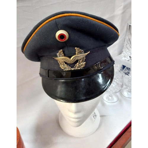 112 - A German military hat marked Bamberger, size 59