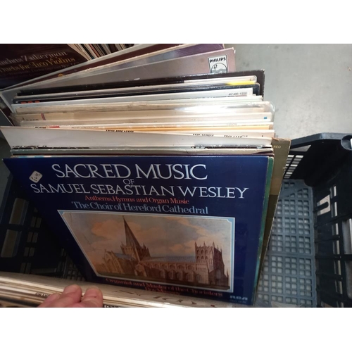 881 - Approximately 150 classical LP records (2 boxes) COLLECT ONLY