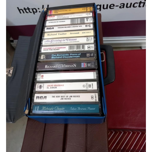 887 - 5 cases of classical & a few easy cassette tapes COLLECT ONLY