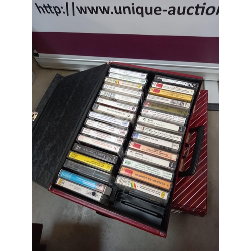 887 - 5 cases of classical & a few easy cassette tapes COLLECT ONLY