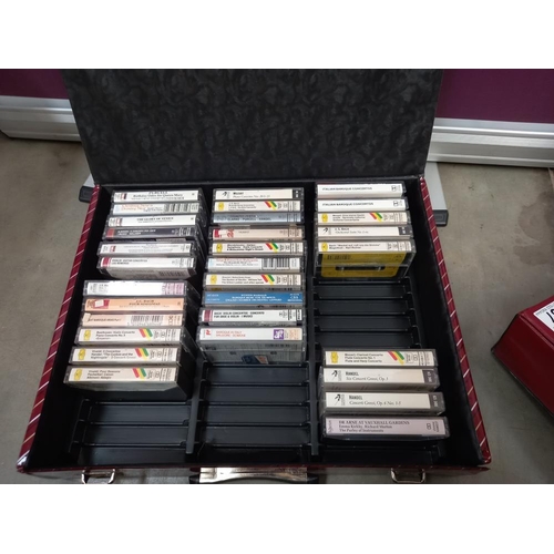 887 - 5 cases of classical & a few easy cassette tapes COLLECT ONLY