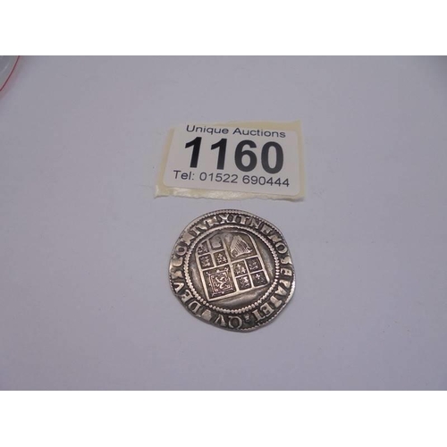 1160 - A James I, 1603-1623 silver shilling