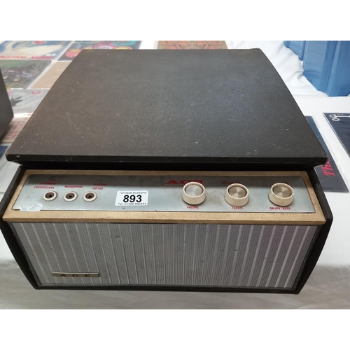 893 - A vintage ACE Monarch audition record player. A/F COLLECT ONLY.