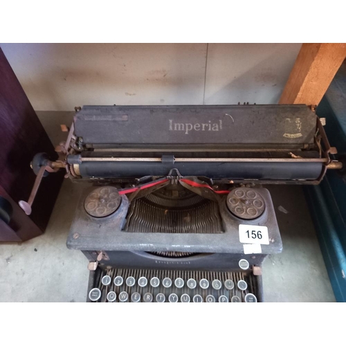 156 - A vintage Imperial typewriter