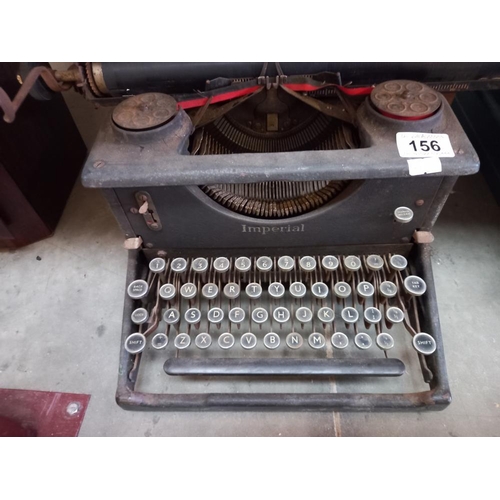 156 - A vintage Imperial typewriter