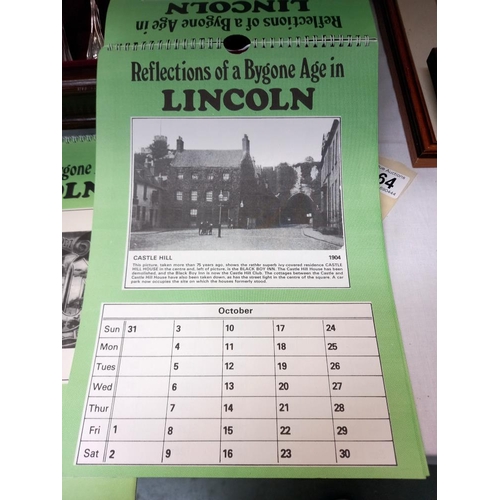 164 - 2 x 1982 reflections of a bygone age Lincoln calendars