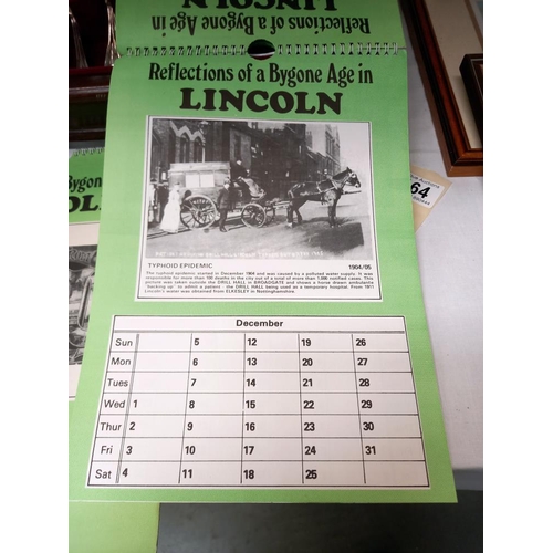 164 - 2 x 1982 reflections of a bygone age Lincoln calendars