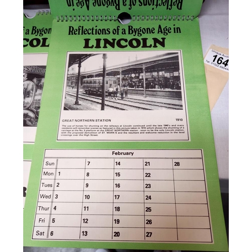 164 - 2 x 1982 reflections of a bygone age Lincoln calendars