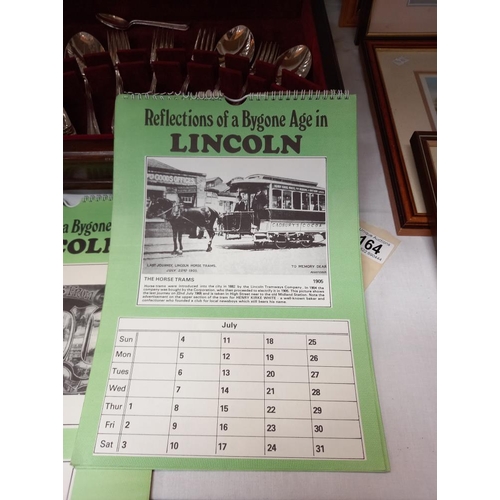 164 - 2 x 1982 reflections of a bygone age Lincoln calendars