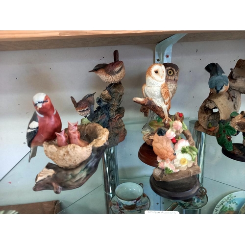 168 - A mixed lot of bird ornaments