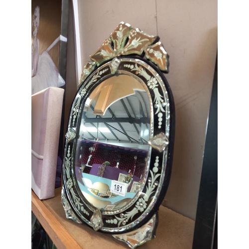 181 - A gypsy style dressing table/wall hanging mirror COLLECT ONLY