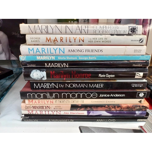 186 - A good lot of Marilyn Monroe books