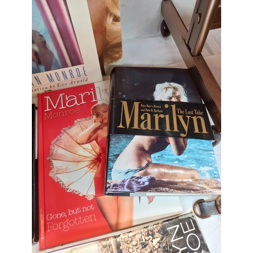 186 - A good lot of Marilyn Monroe books