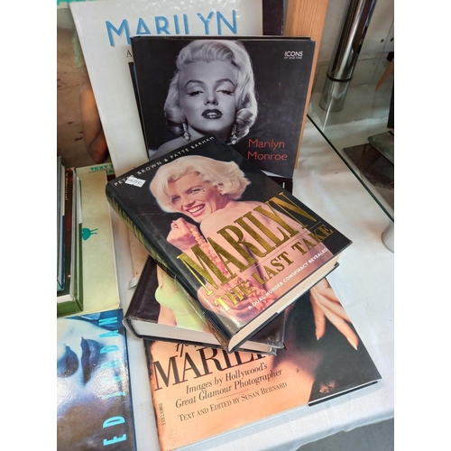 188 - A good lot of Marilyn Monroe books