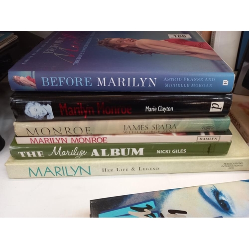 188 - A good lot of Marilyn Monroe books