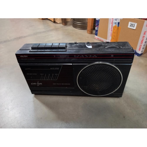 202 - A Bush cd player and one other COLLECT ONLY