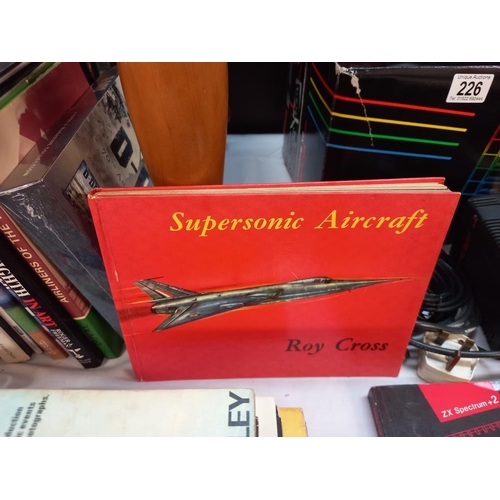 225 - A good selection of books on aviation