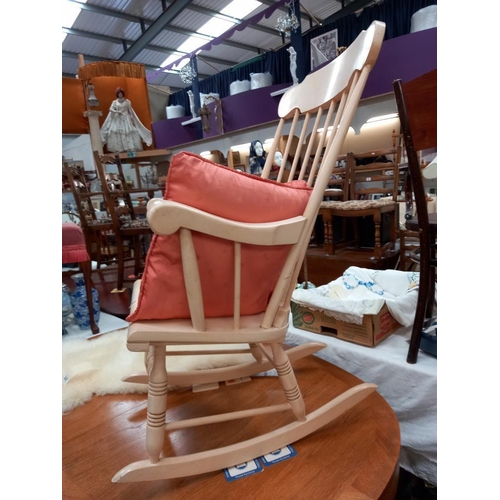 245 - A vintage painted rocking chair COLLECT ONLY