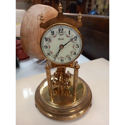 285 - An Annual anniversary clock dated 1962 from the choir and trustees of Brownhills Wesley Church under... 