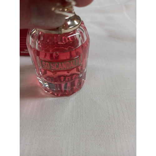 339 - A partially used bottle of Scandal by Jean Paul Gaultier in box (approximately 3/4 full)