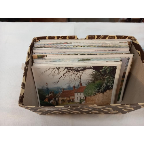 354 - A box of postcards including Lincolnshire; Grantham, Grimsby, Kirton-In-Lyndsey etc