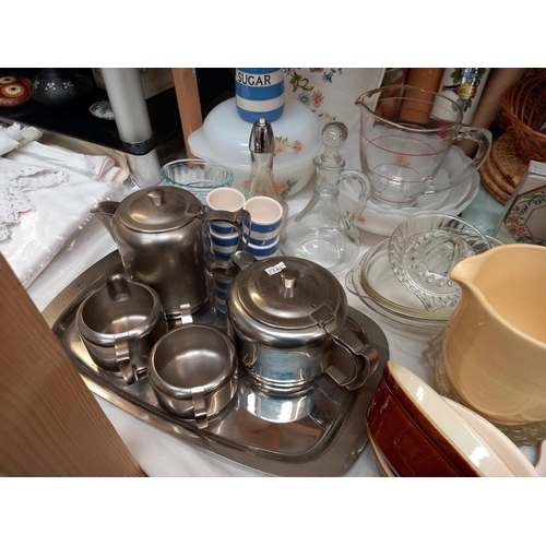 22 - A good lot of kitchenalia including TG Green sugar sifter