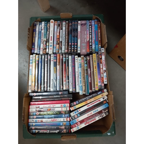 42 - 2 boxes of DVD's COLLECT ONLY