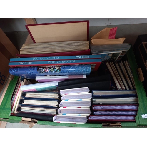 48 - 2 boxes of mainly modern postcards