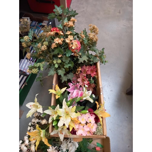 49 - A quantity of artificial flowers COLLECT ONLY