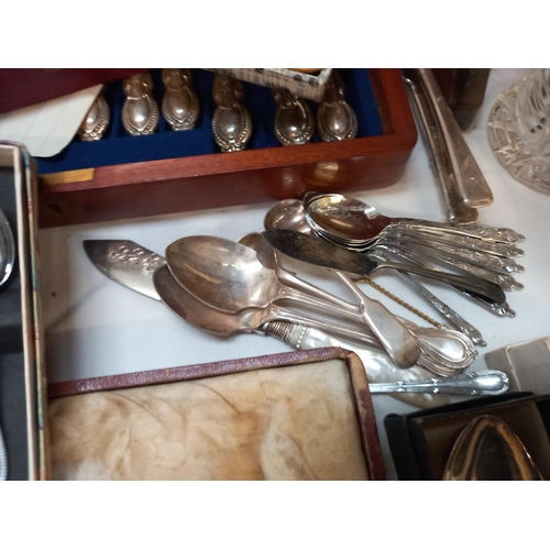 133 - A quantity of cased cutlery etc