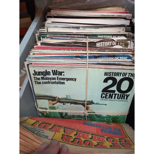 158 - A good collection of vintage magazines including the cricketer, the war papers, history of the n20th... 