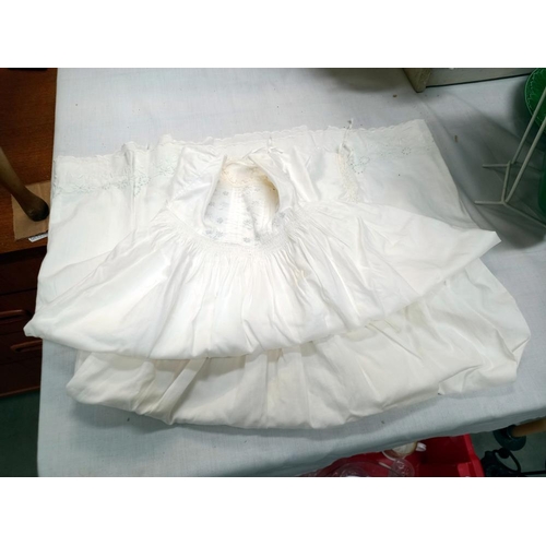 161 - A vintage Christening gown & 2 others