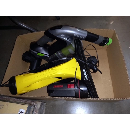 170 - A hand held vacuum cleaner & Karcher window cleaner & torch