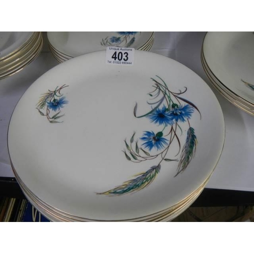 403 - A quantity of Alfred Meakin Jane pattern table ware, COLLECT ONLY.