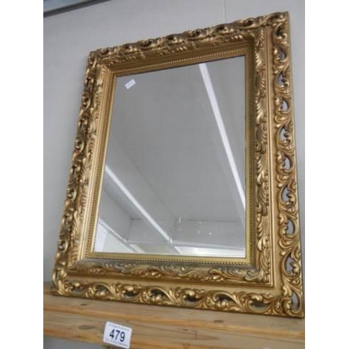 479 - A gilt framed mirror, COLLECT ONLY.