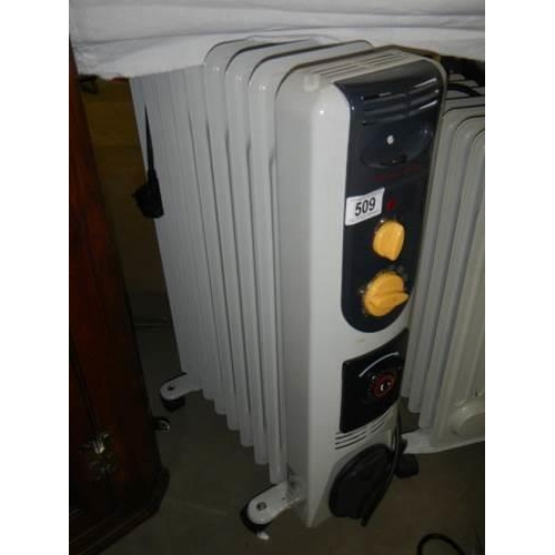 509 - An oil filled radiator, COLLECT ONLY.