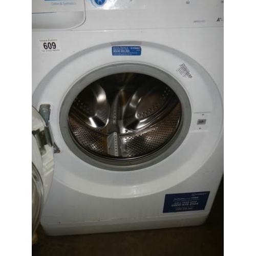 609 - An Indesit automatic washing machine, COLLECT ONLY.