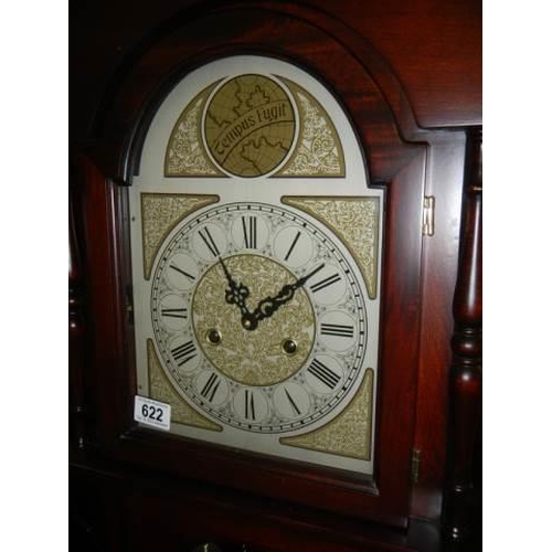 622 - A Grandmother clock, COLLECT ONLY.