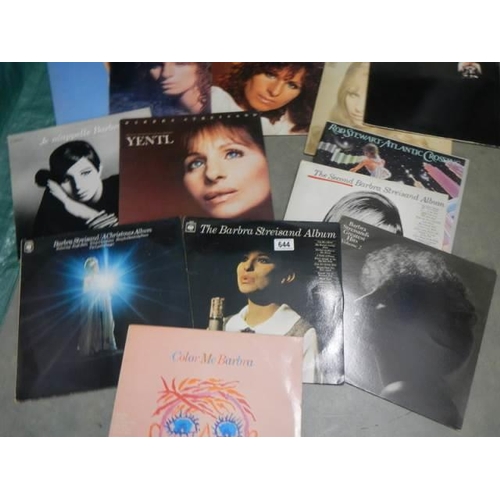 644 - A good lot of Barbara Streisand LP records.