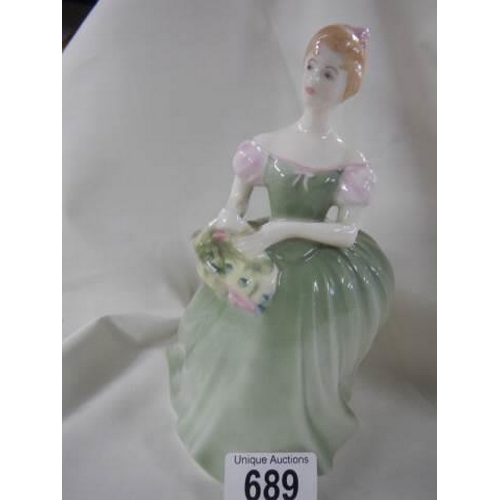 689 - A Royal Doulton figurine, Clarissa.