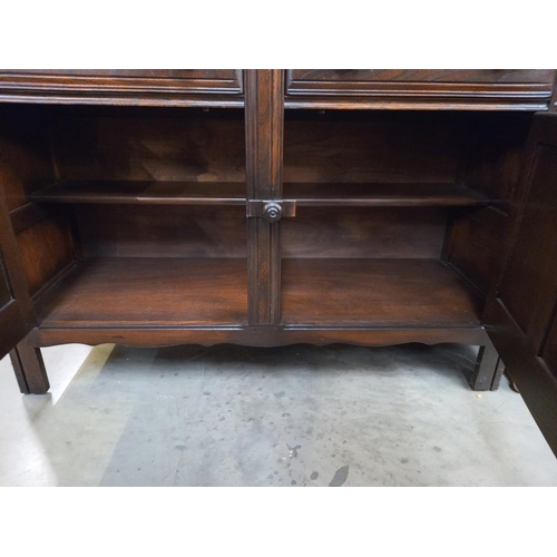 198 - A 1950's oak buffet COLLECT ONLY