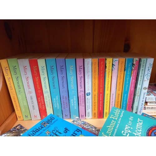 287 - A good lot of paperback books including Mary Stewart