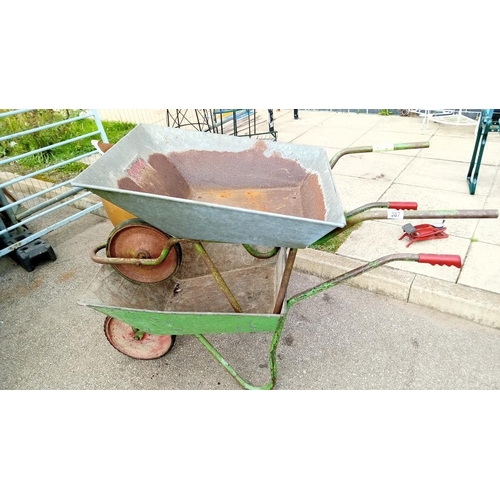 387 - 2 wheelbarrows COLLECT ONLY