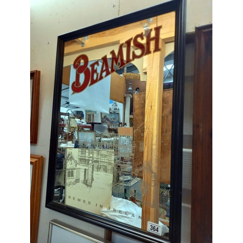 364 - A Beamish advertising mirror COLLECT ONLY