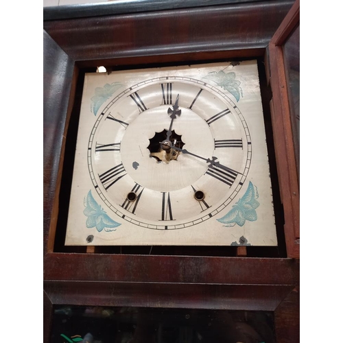 372 - An American wall clock COLLECT ONLY