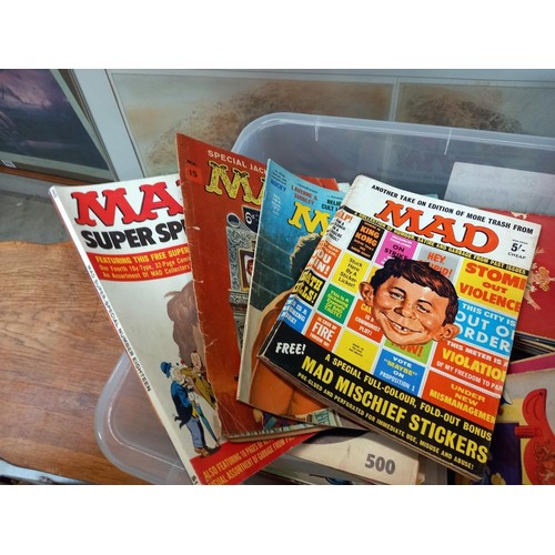 374 - A quantity of magazines including Mad, Epic & 1940's Lilliput magazine