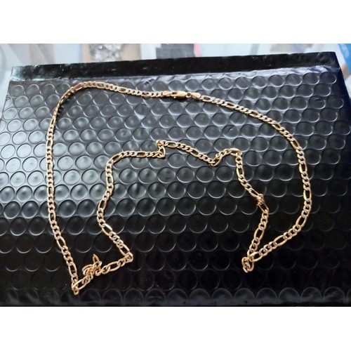 1103 - A 9ct gold 62 cm neck chain, 10.2 grams.