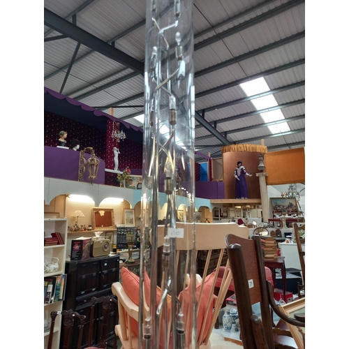 396 - An unusual floor standing lamp, height 127cm, I.W.O.  COLLECT ONLY