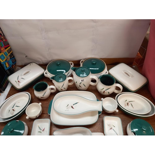 407 - A large quantity of Denby Wheatsheaf COLLECT ONLY